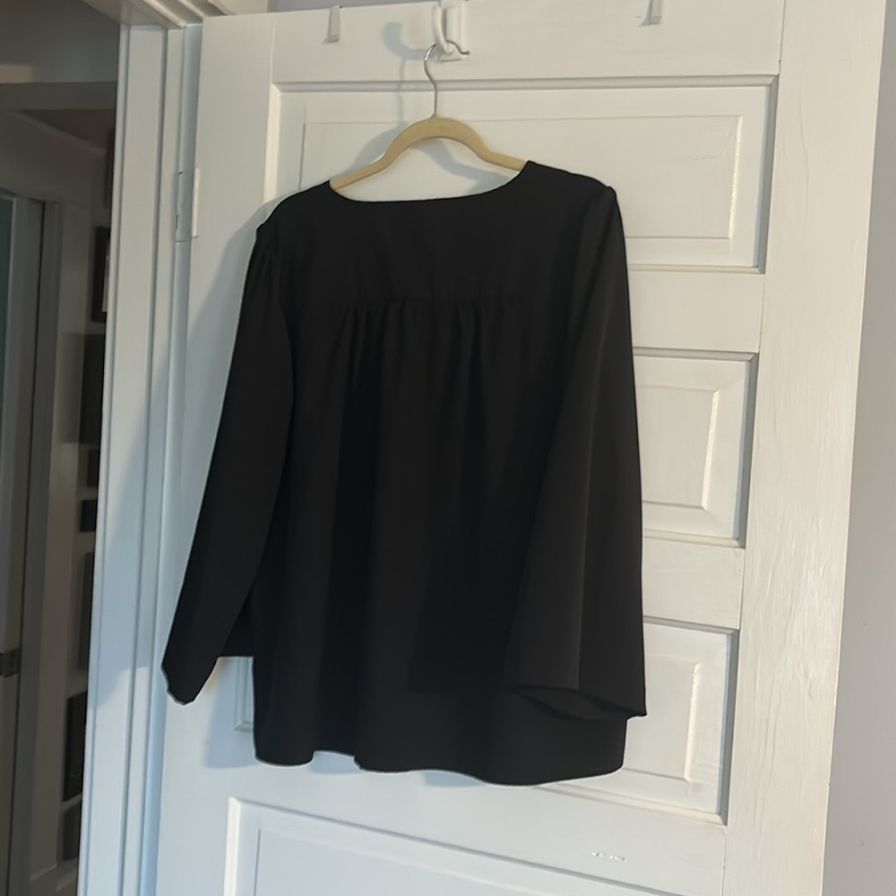 Michelle Mcdowell Basic Black Blouse. - image 3